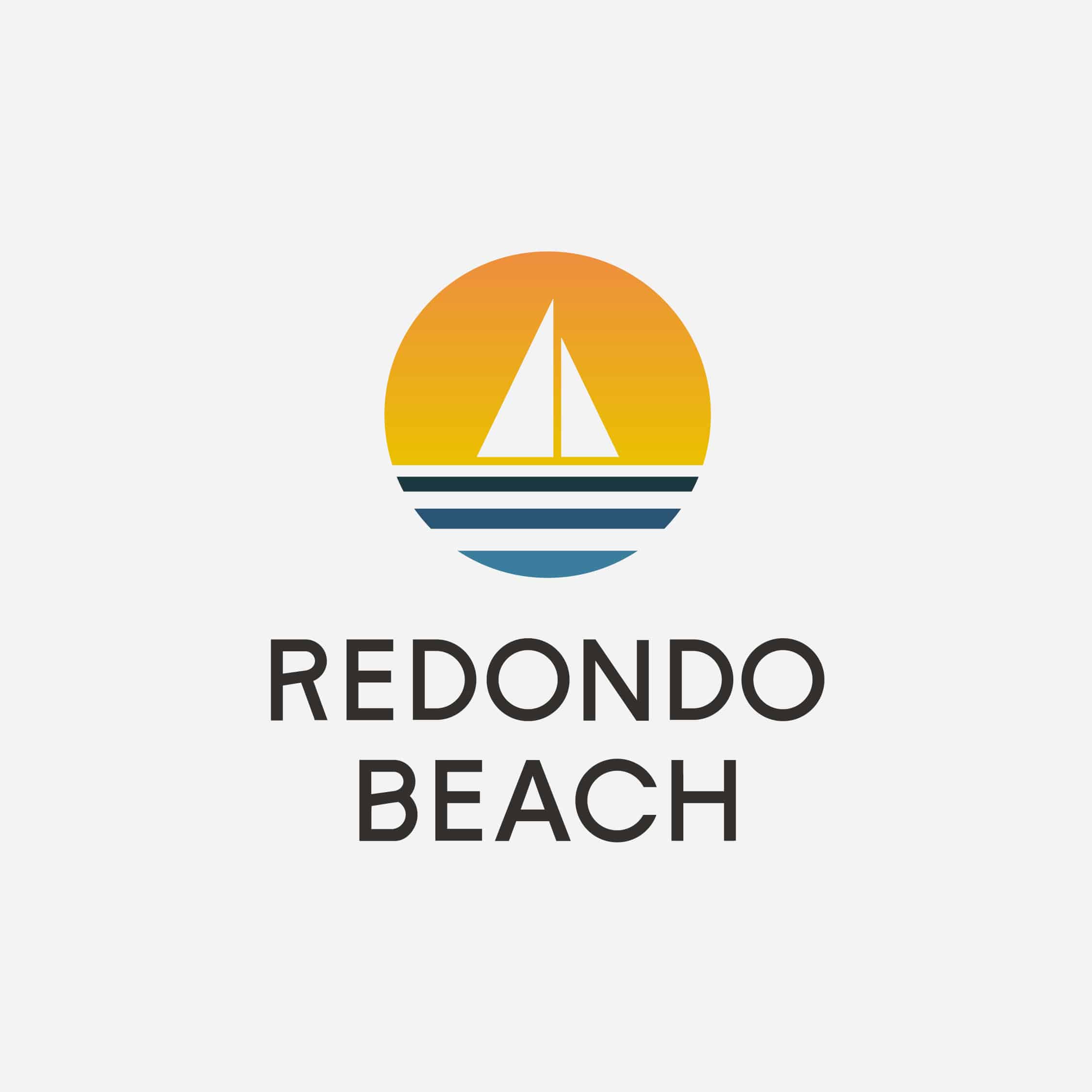 Redondo Beach logo redesign, featuring updated branding elements from Stellen Design Branding Agency.