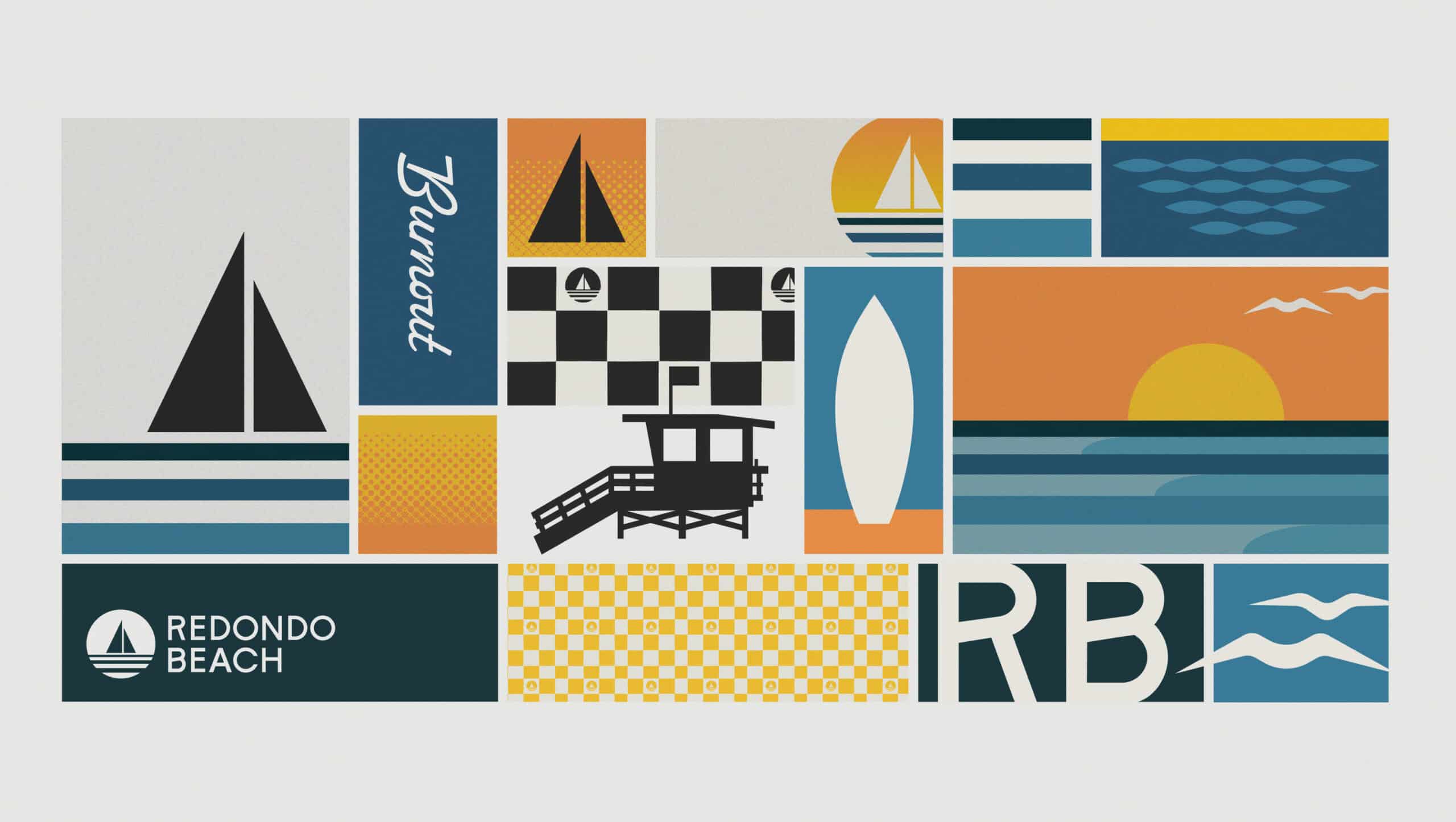 Redondo Beach's new logo design showcasing modern branding by Stellen Design Branding Agency.