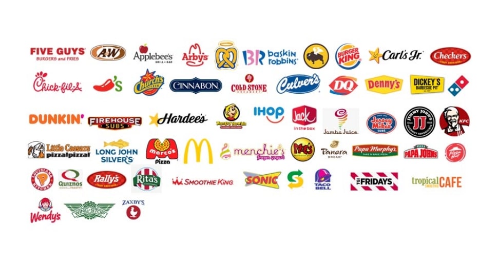 many popular franchise logos in article by Stellen Design